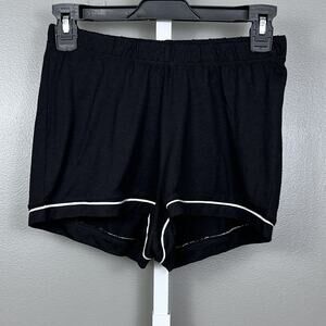 Cosabella Pajama Shorts Size P XS 0-2 Black Pima Cotton Modal Lounge Sleep PJs